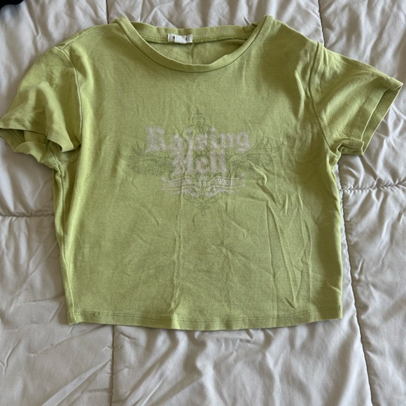 Garage raising hell graphic baby tee - Picture 1 of 4
